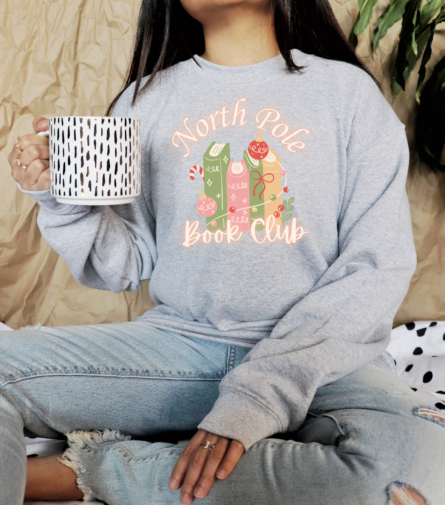 North Pole Book Club Crewneck Sweatshirt