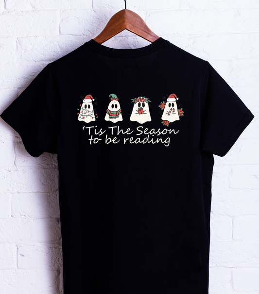 Tis The Season To Be Reading Dark T-Shirt